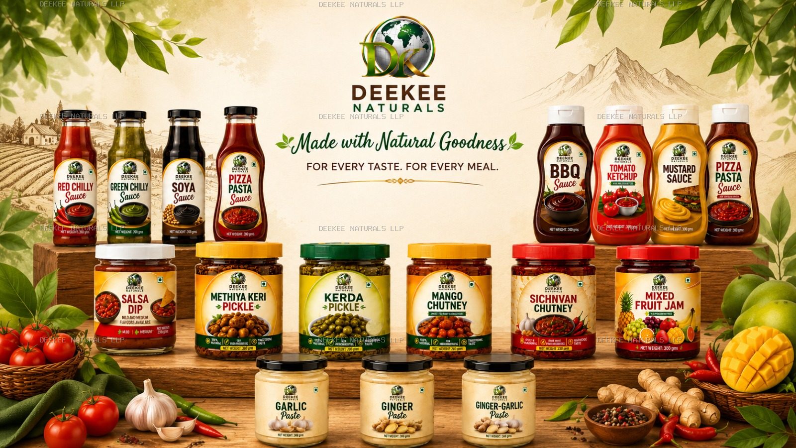 Sauces, Pickle, Jam And Paste